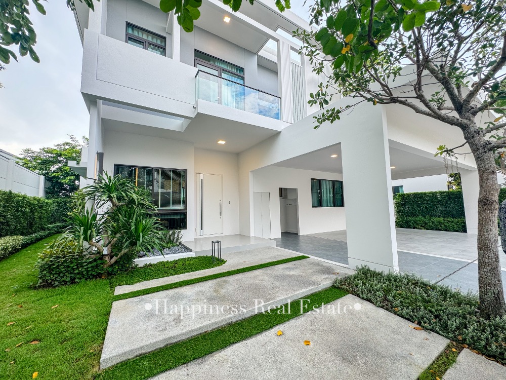 ✨ [RENT] บ้านเช่าหรู พร้อมเฟอร์นิเจอร์ ตกแต่งสวย โครงการส่วนกลางร่มรื่นมาก #บางนากม15