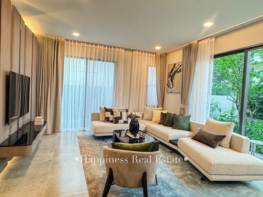 ✨ [RENT] บ้านเช่าหรู พร้อมเฟอร์นิเจอร์ ตกแต่งสวย โครงการส่วนกลางร่มรื่นมาก #บางนากม15