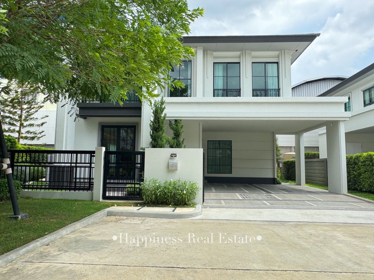 บ้านตัวอย่างตกแต่งพร้อมอยู่ ใกล้สุวรรณภูมิ รับส่วนลดทันที 3 ล้านบาท ‼️