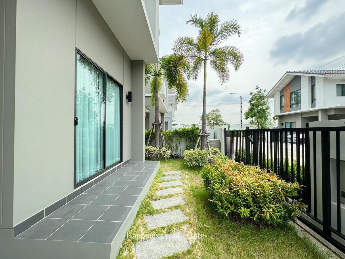 💕 บ้านสวยพร้อมเฟอร์ ในราคาไม่ถึง5MB. 🫶 ✨🏡 บ้านแฝดสไตล์บ้านเดี่ยว​ ใกล้โรงเรียนนานาชาติ​ SISB​ นนทบุรี​