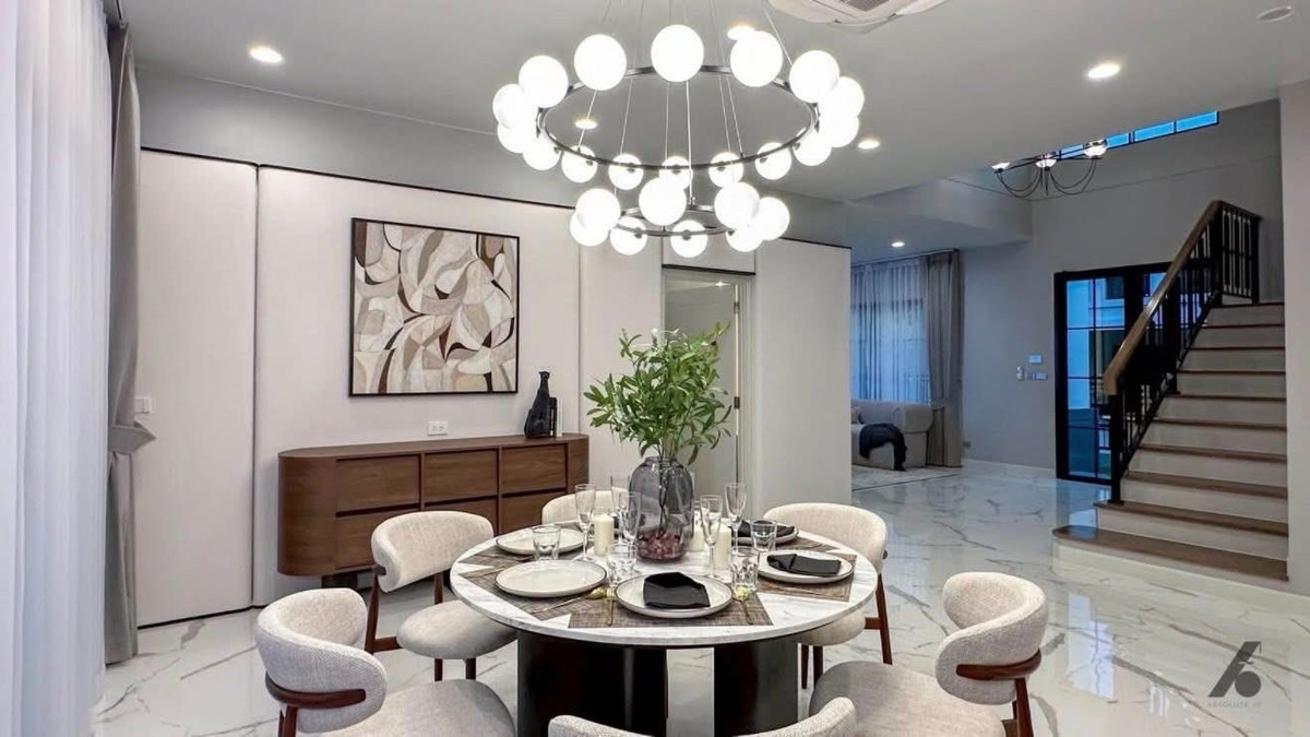 𝙁𝙤𝙧 𝙧𝙚𝙣𝙩 บ้านเช่าใกล้สนามบินสุวรรณภูมิ ตกแต่งสวยเป๊ะ พร้อมเครื่องใช้ไฟฟ้าครบครัน หิ้วกระเป๋ามาก็เข้าอยู่ได้เลย!